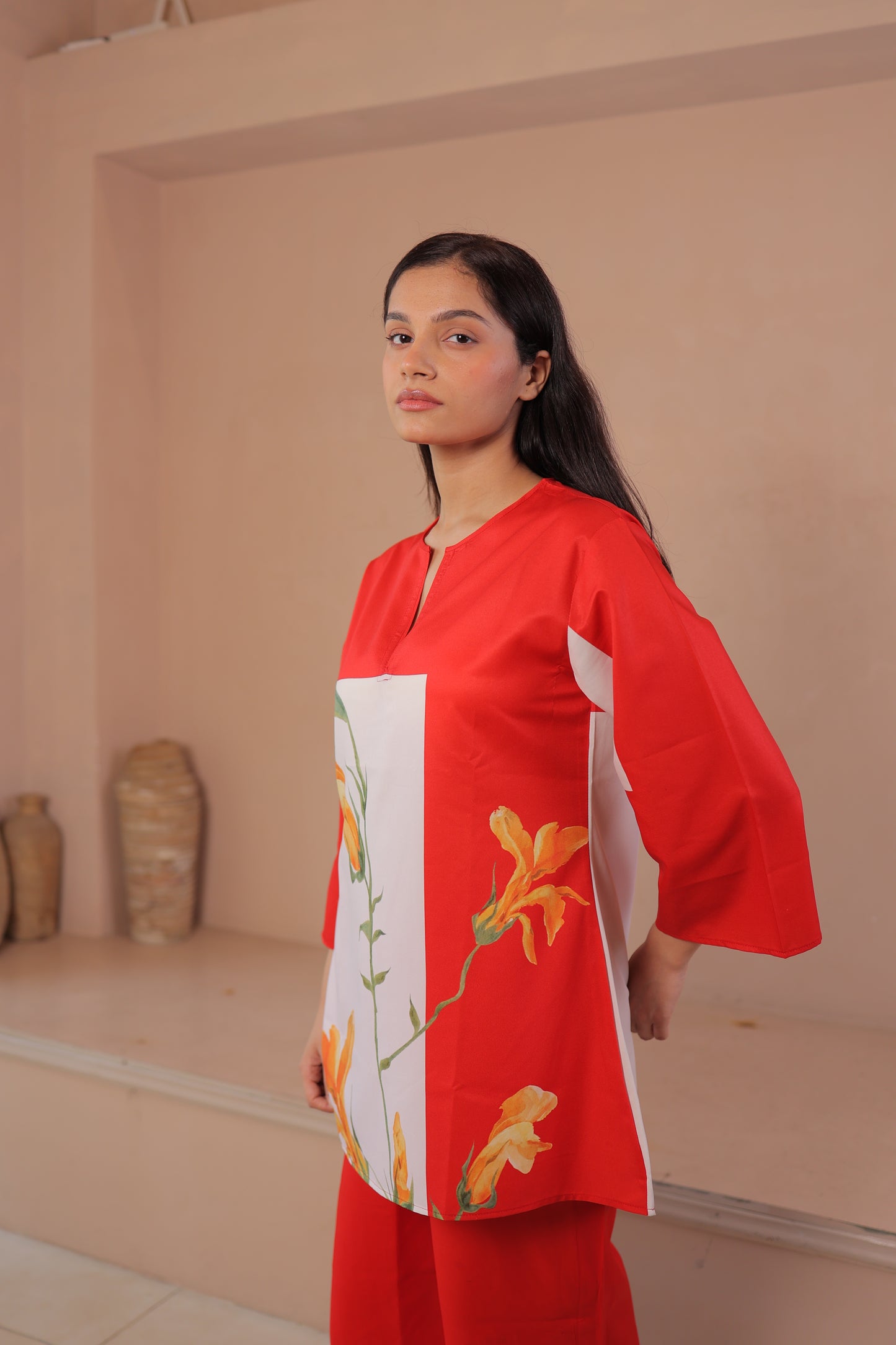 Red Blossom Co-Ord