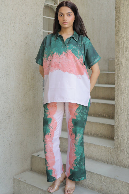 Art Bloom textured Co-ord Set