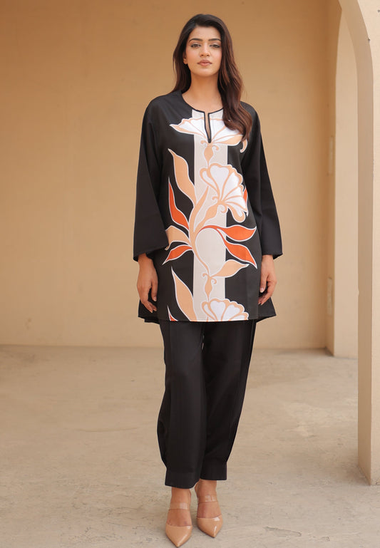 Midnight whisper floral Co-ord Set