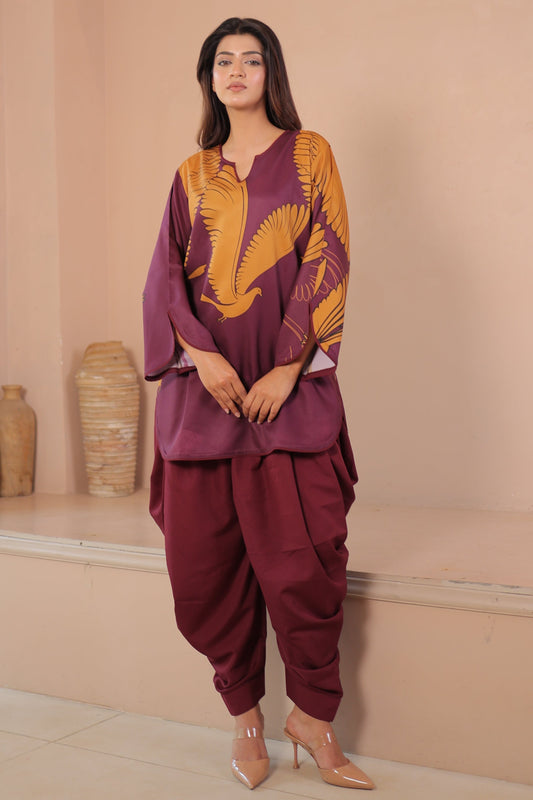 Wine Horizon flight Co-Ord