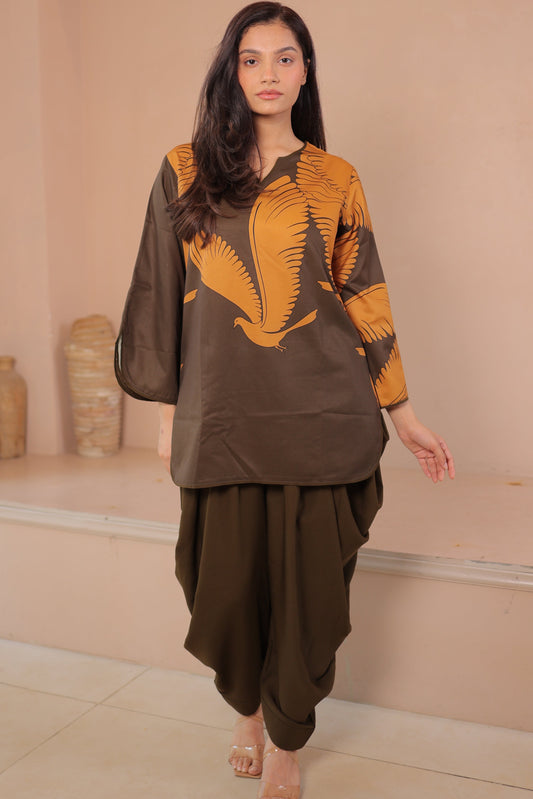 Olive Golden Flight Co-Ord Set