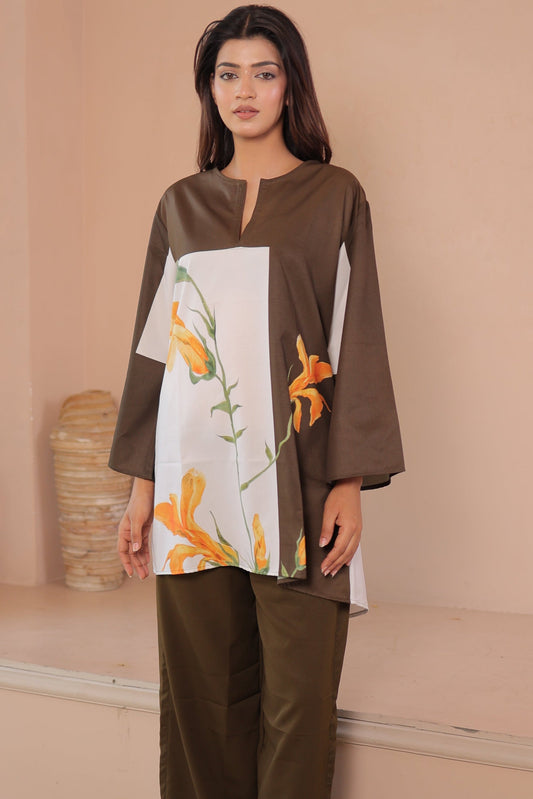 Classic Olive Printed Set