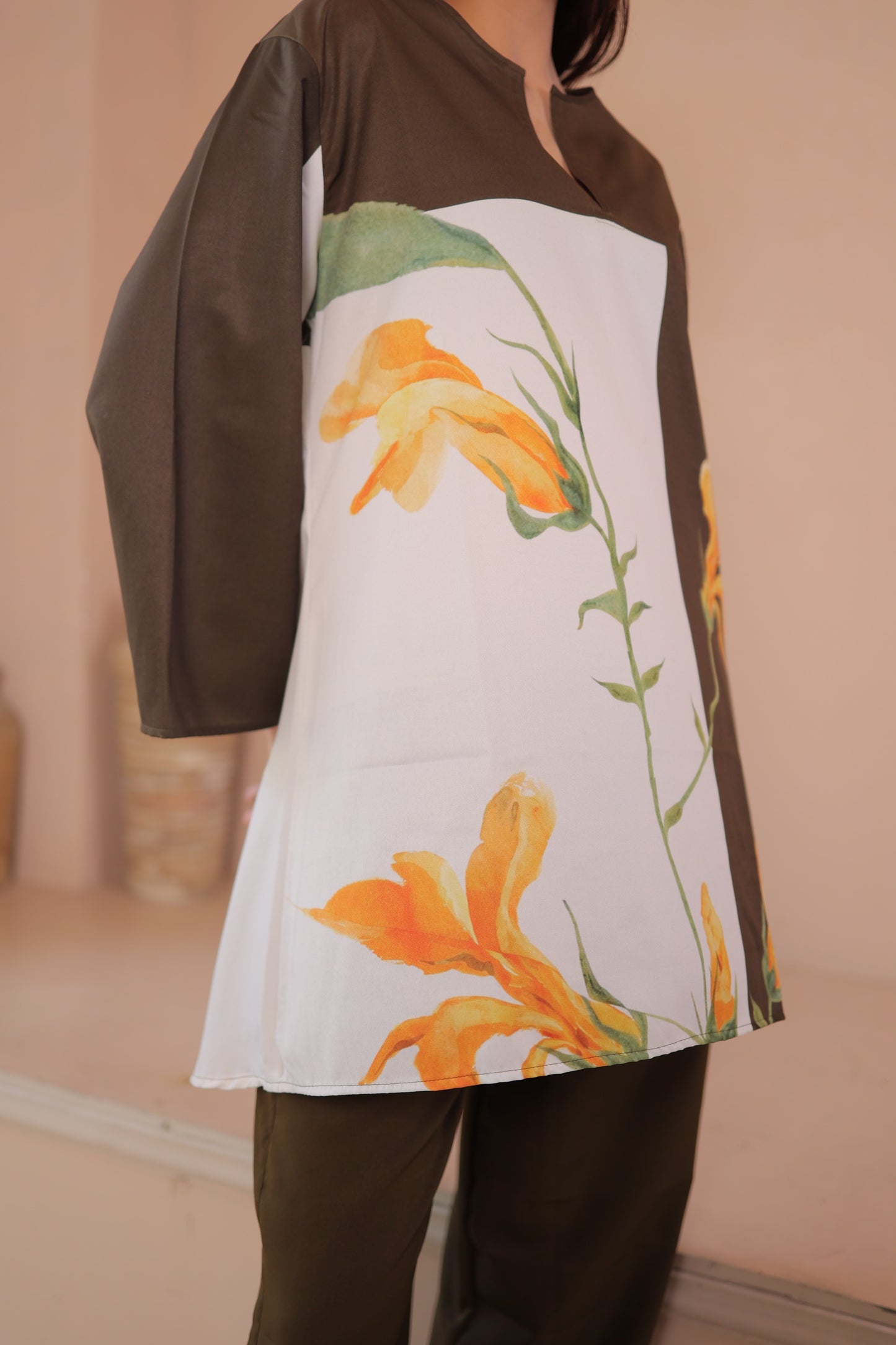 Classic Olive Printed Set