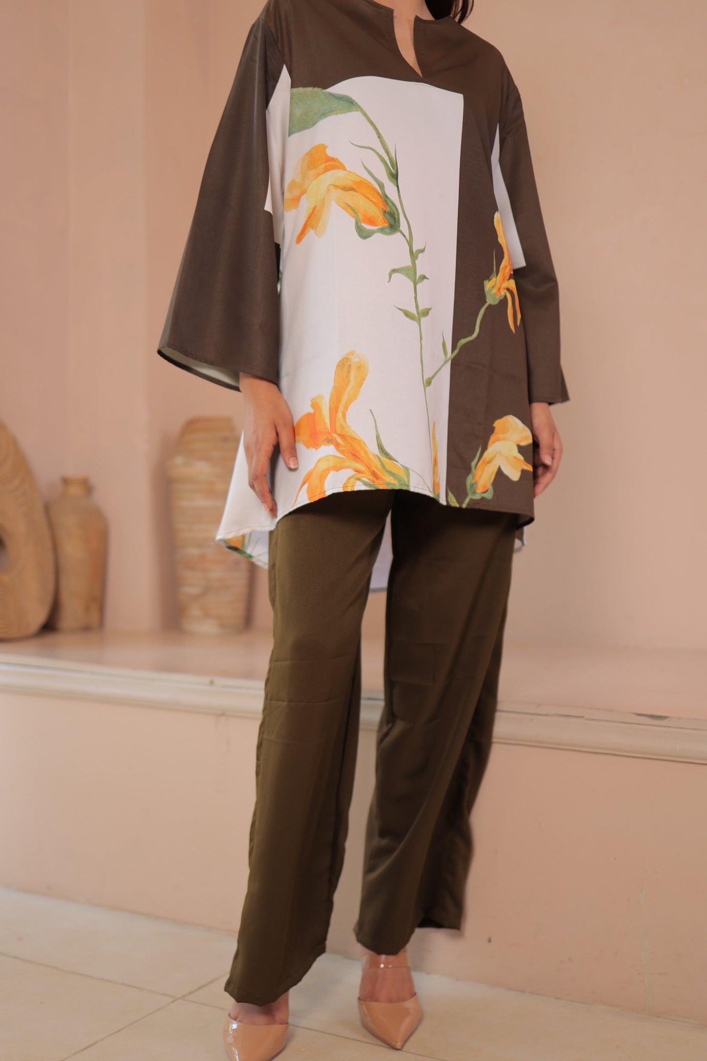 Classic Olive Printed Set