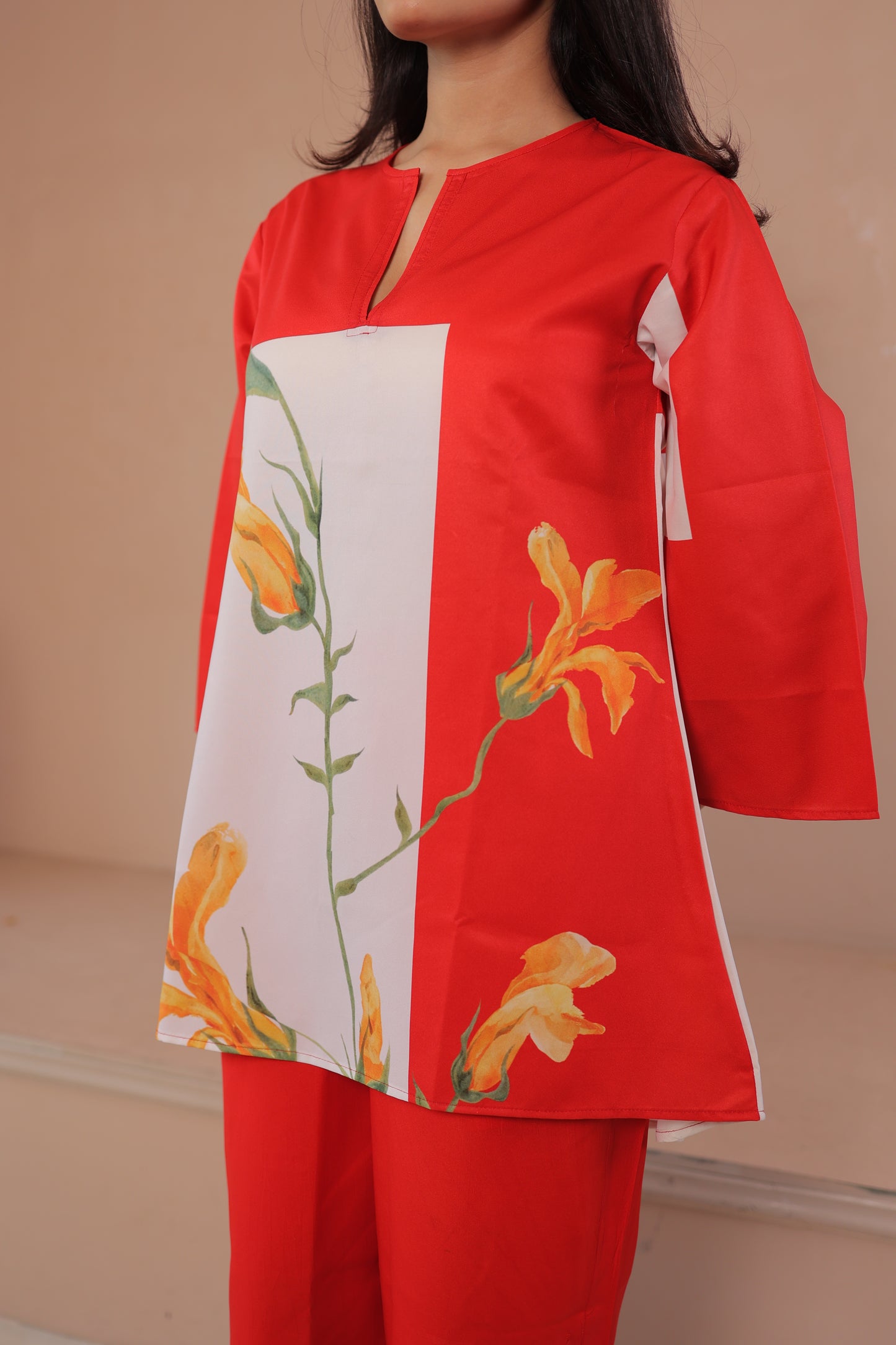 Red Blossom Co-Ord