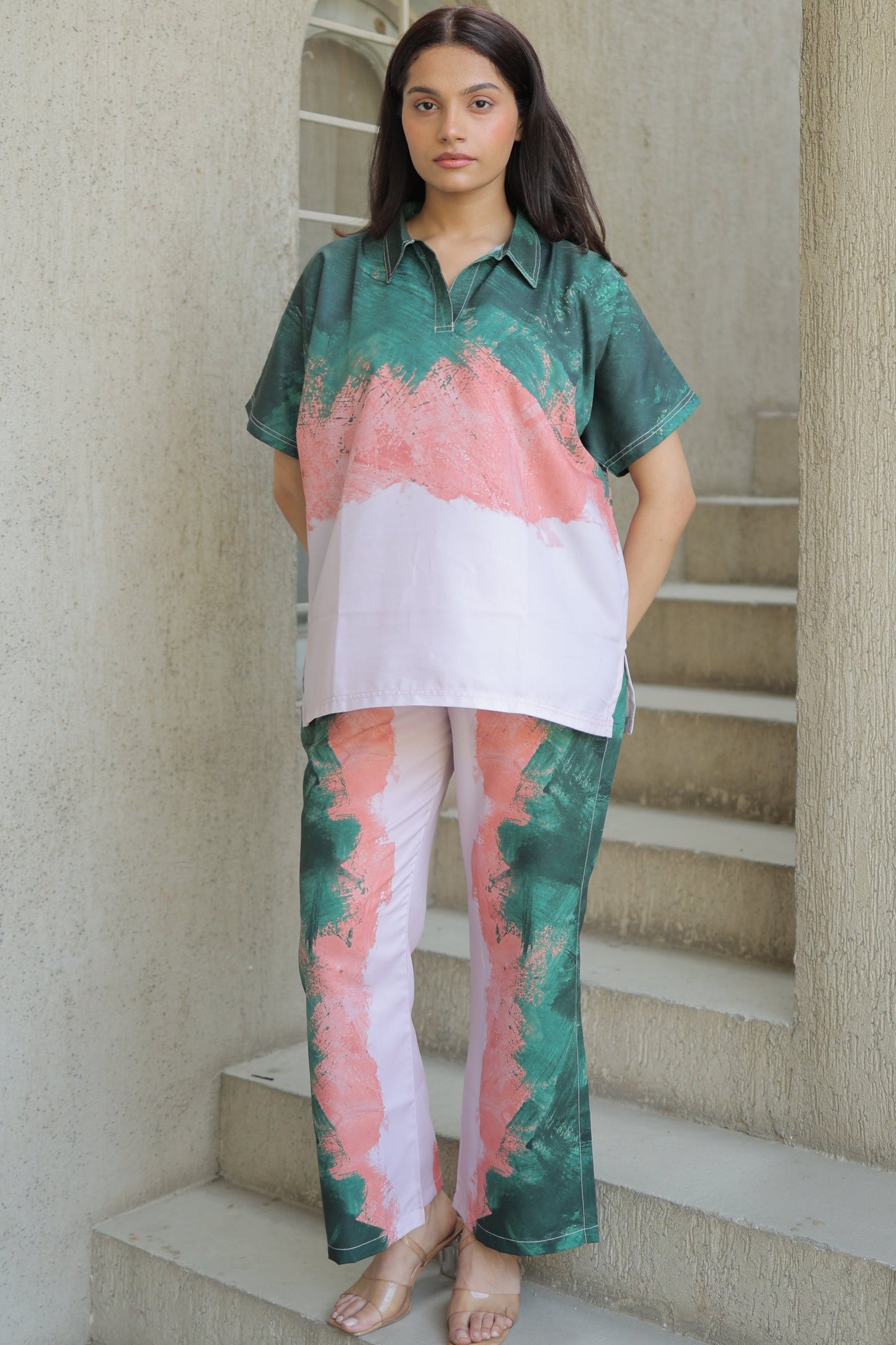 Art Bloom textured Co-ord Set
