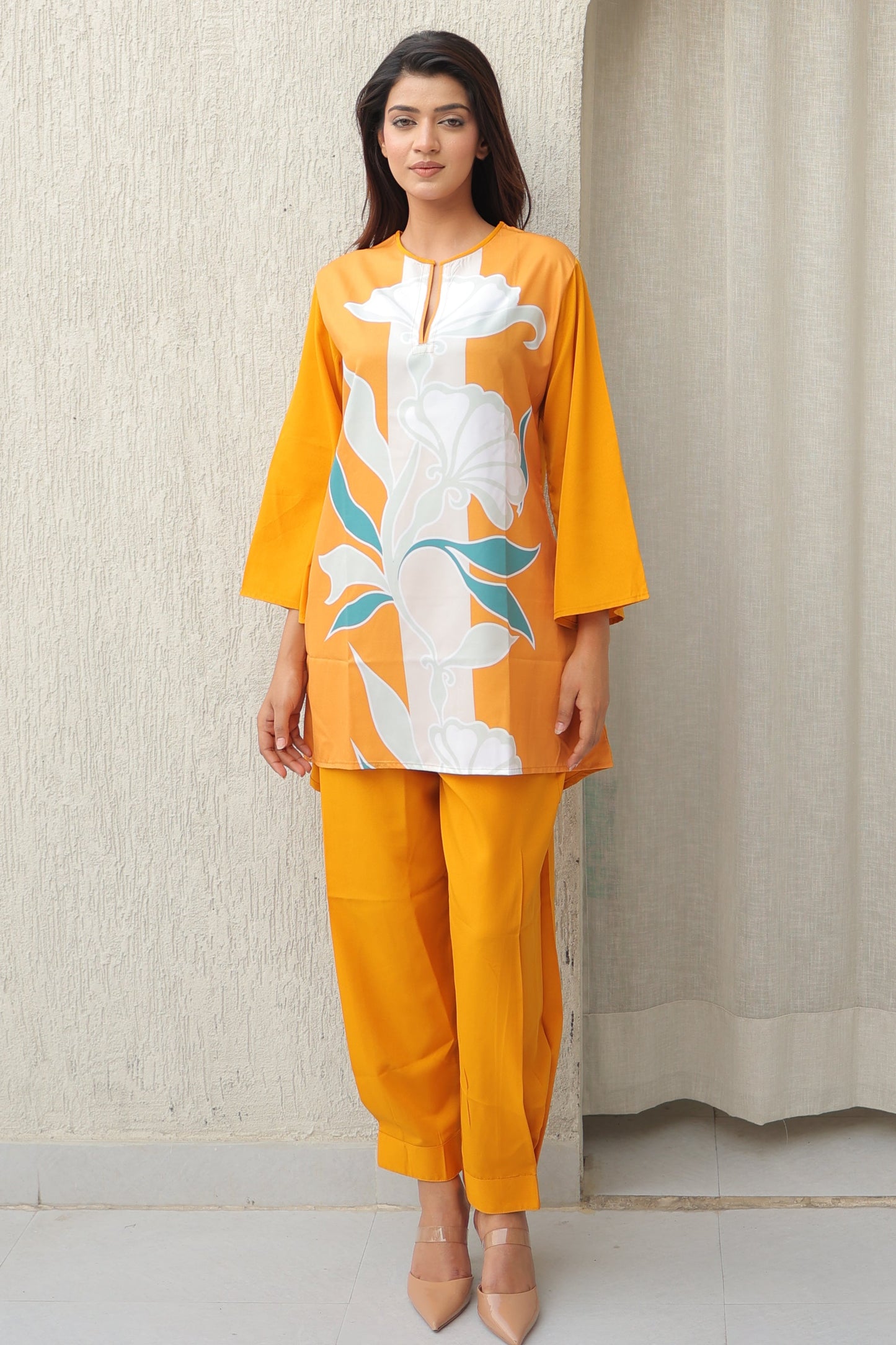 Yellow Whisper floral Co-Ord Set