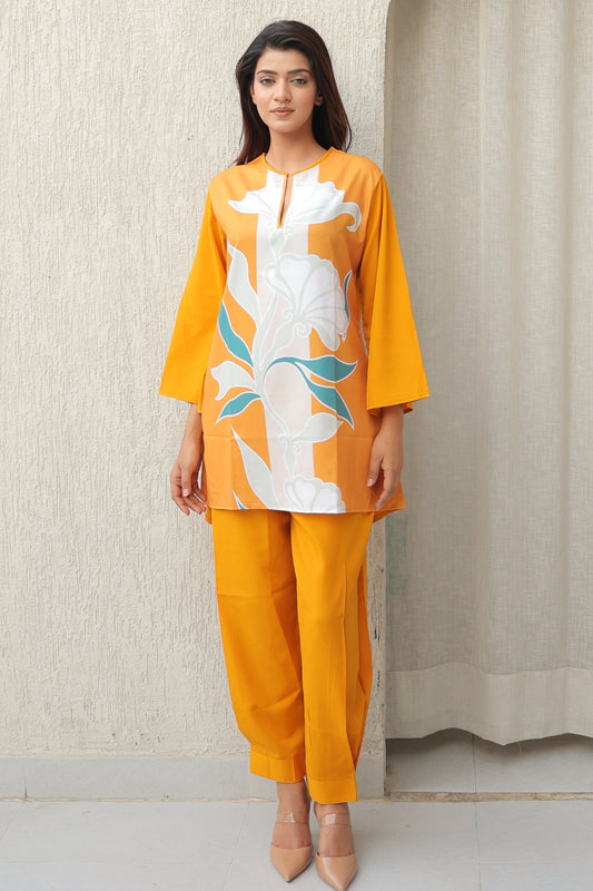 Yellow Whisper floral Co-Ord Set