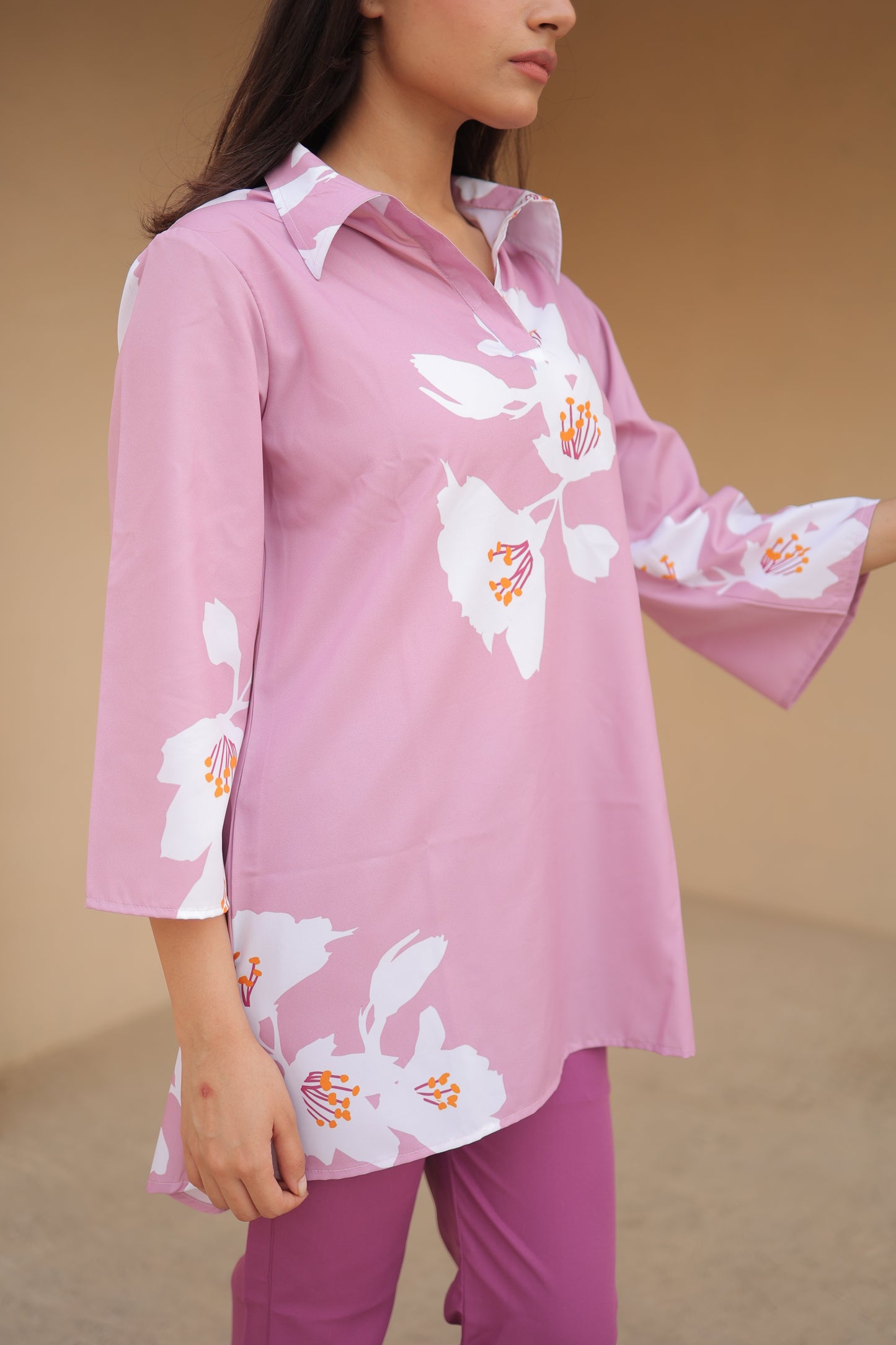 Lavender Floral Co-Ord Set