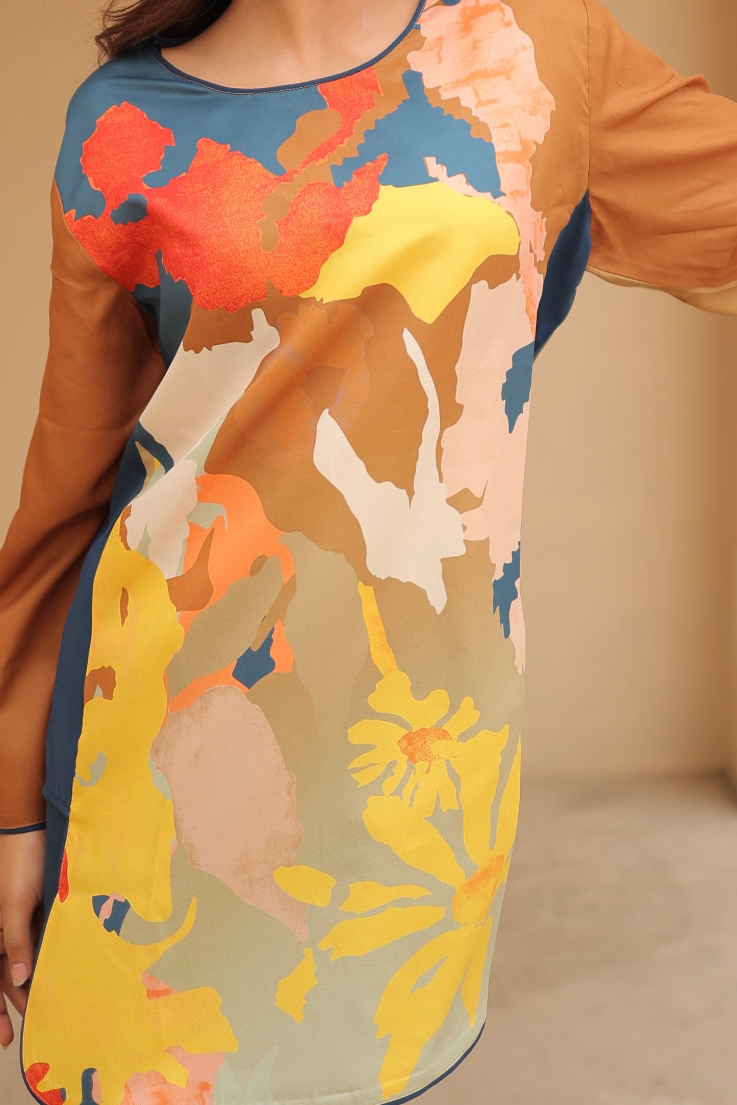 Golden Bloom Co-ord Set